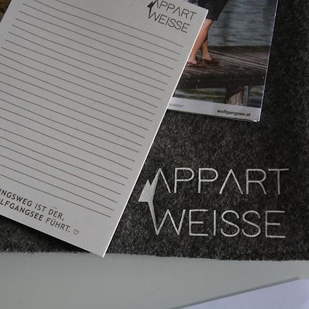 Appart Weisse Urlauben Am Wolfgangsee Sankt Gilgen Exteriér fotografie